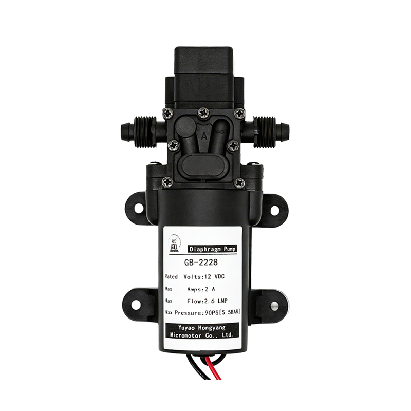 GB-2228 Högtrycksmembranvattenpump med dubbla gängade utlopp